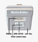 Advanced features allow you to customize the MotivAider to suit your needs